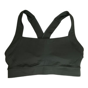 Old Navy Active Medium Support Sports Bra Charcoal Grey Women Small Workout